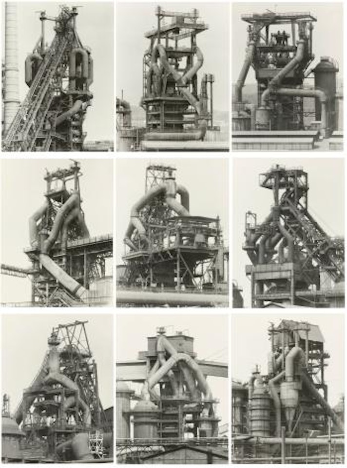 Blast Furnaces by Bernd & Hilla Becher