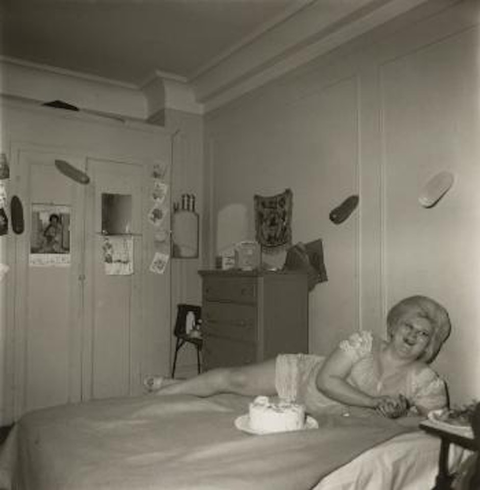 Transvestite At Her Birthday Party, N. Y. C. by Diane Arbus by Neil Selkirk
