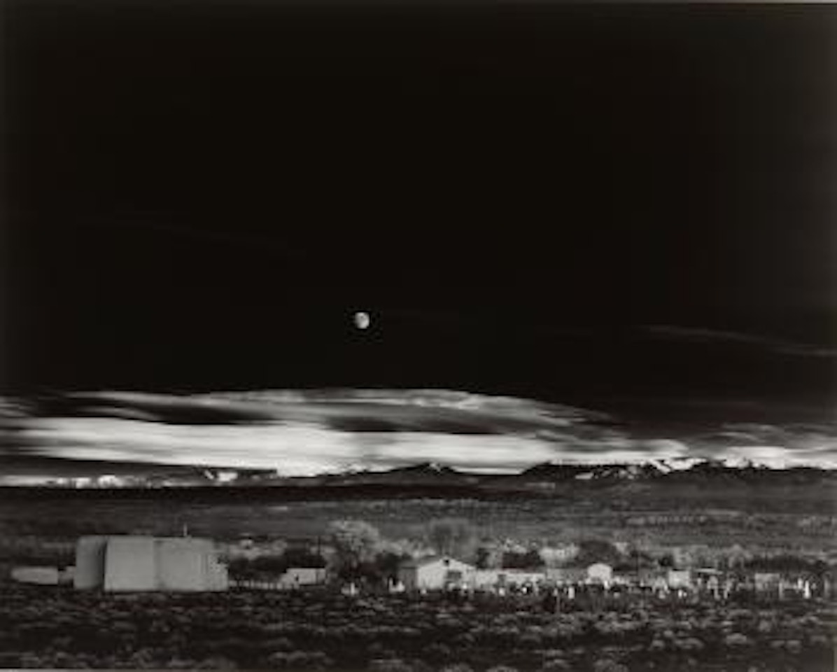 Moonrise, Hernandez, New Mexico by Ansel Adams