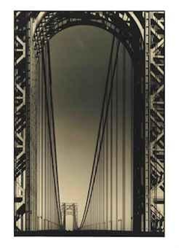 George Washington Bridge, Hudson River, New York by Margaret Bourke-White