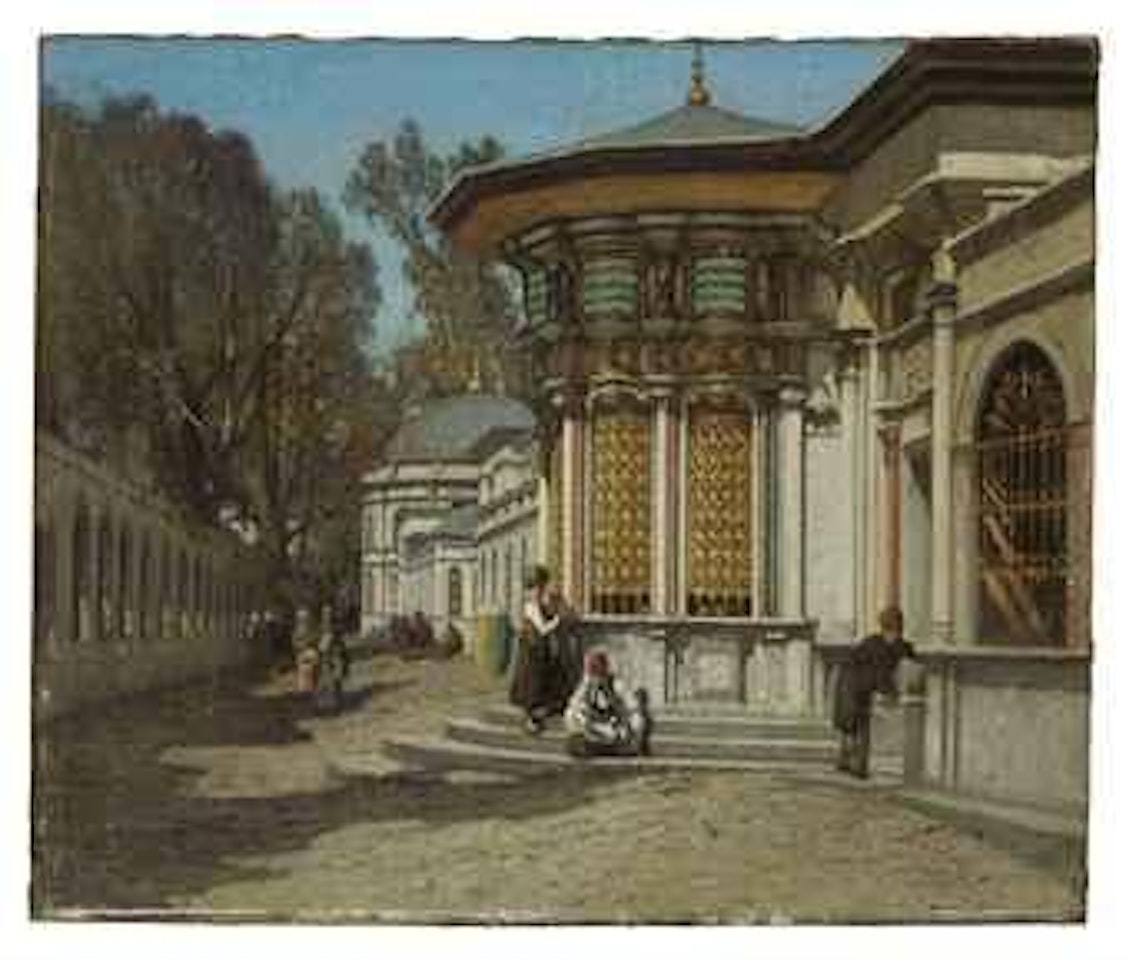 The Mausoleums near the Sehzadebasi Mosque, Istanbul by Germain-Fabius Brest
