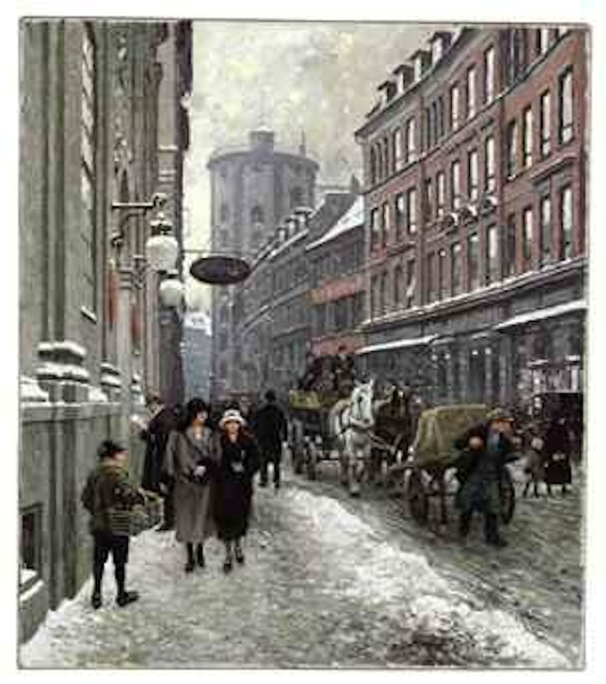 Købmagergade by Paul Fischer