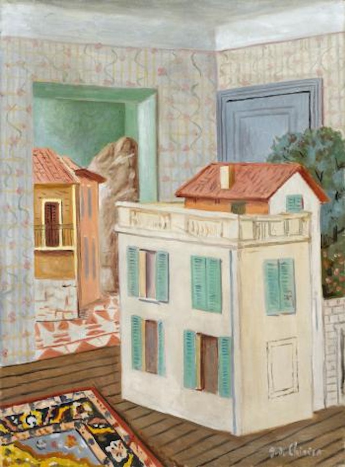 La Maison Aux Volets Verts by Giorgio de Chirico