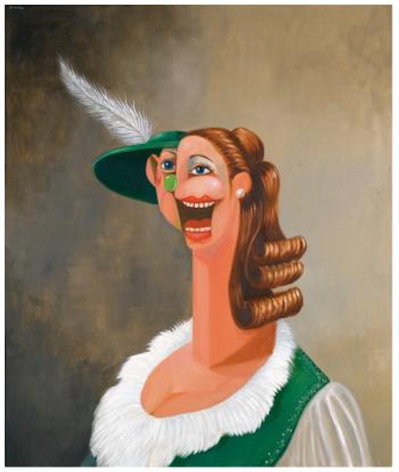 The Alpine Waitress by George Condo