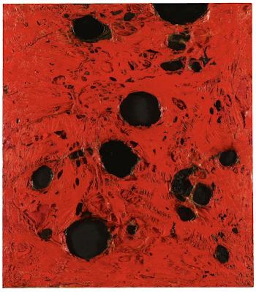 Rosso Plastica L.A. by Alberto Burri