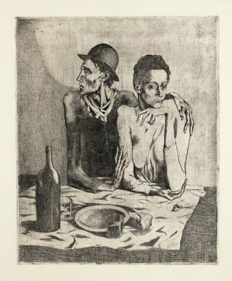 Le Repas Frugal (B. 1; Baer 2) by Pablo Picasso