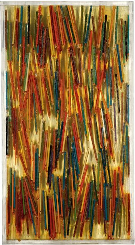 Accumulation (Crayon) by Arman