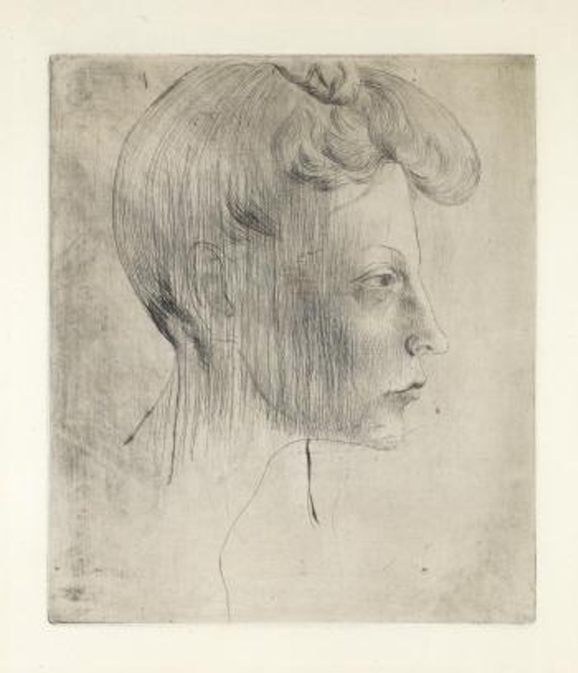 Tete De Femme, De Profil (B. 6) by Pablo Picasso