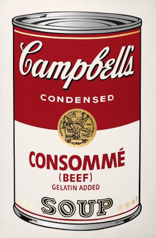 Campbell's Soup I: Consomme (Beef) (F. & S. II.52) by Andy Warhol