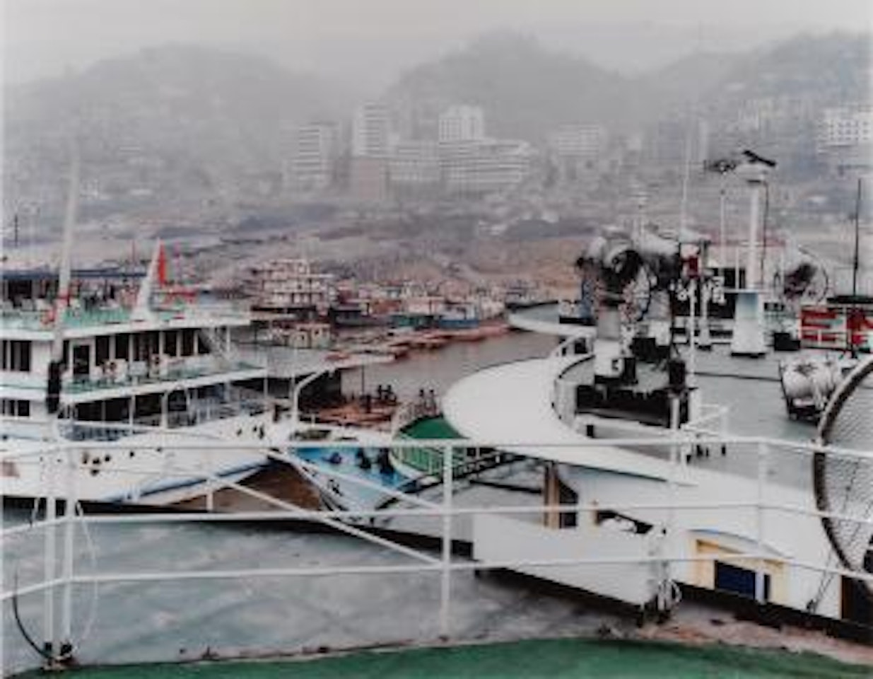 Boats At Wushan Yangtse River by Thomas Struth