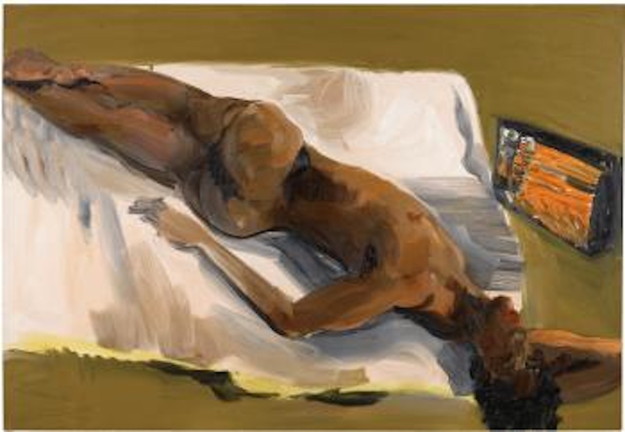 Shaun Relaxing by Rainer Fetting