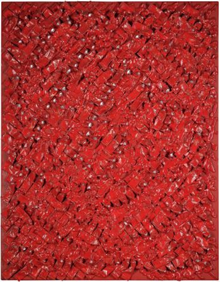 Monochrome Accumulation No. 8002 by Arman