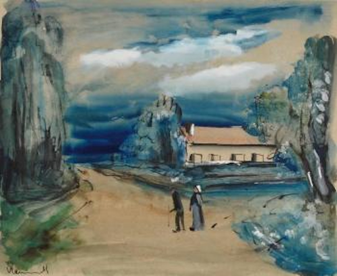 Paysage de campagne by Maurice de Vlaminck