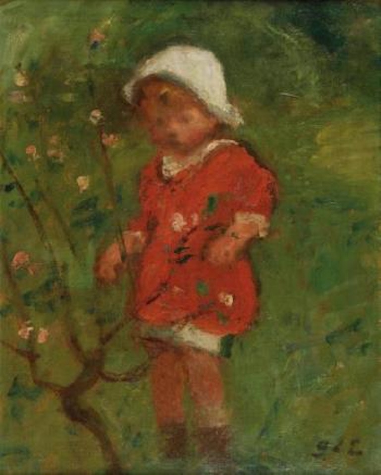 L'enfant au bonnet blanc by Georges d’Espagnat