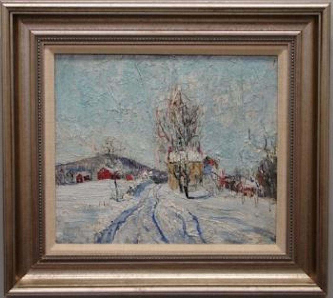 Winter landscape by Walter Emerson Baum