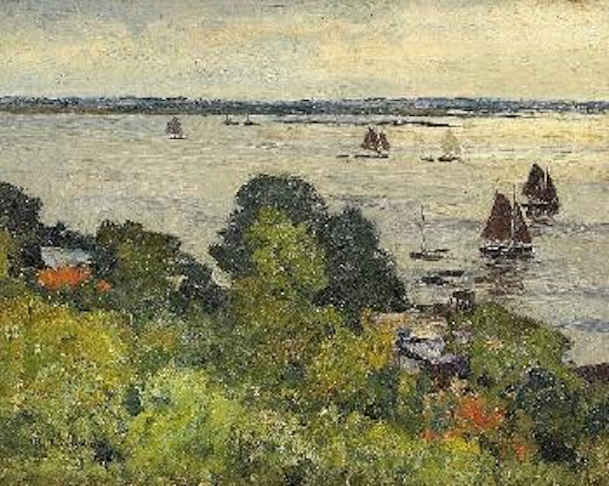 Elbansicht bei Blankenese by Max Clarenbach