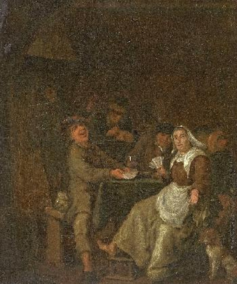 Interieur mit Kartenspielern by Jan Miense Molenaer