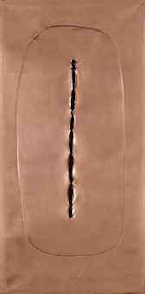 Concetto spaziale by Lucio Fontana