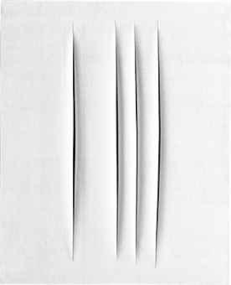 Concetto spaziale, Attese by Lucio Fontana