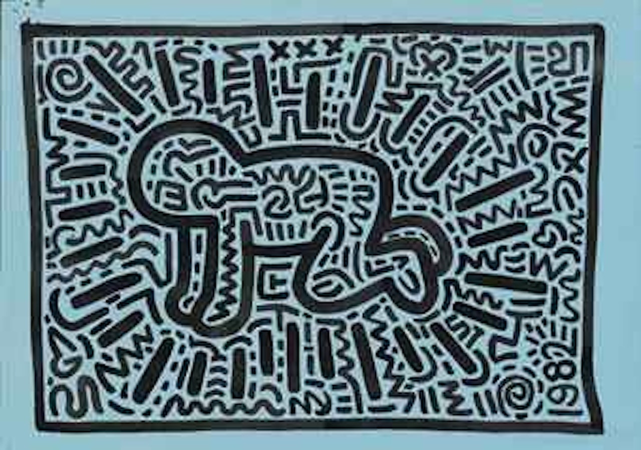 Radiant Child by Keith Haring