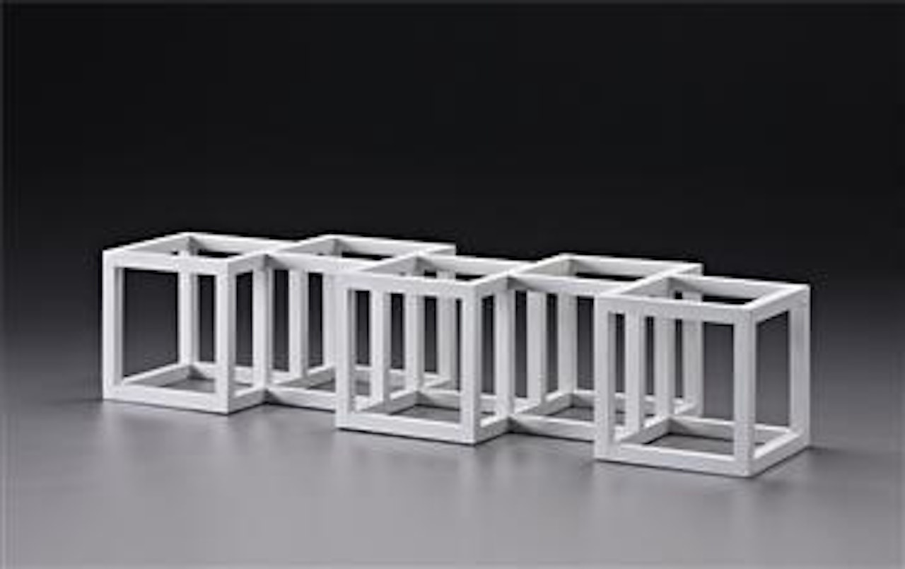 5 Cubes Half-Off by Sol LeWitt