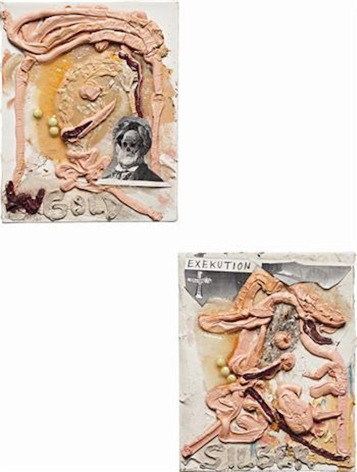 Dr. Skelett + The Exekutor by Jonathan Meese