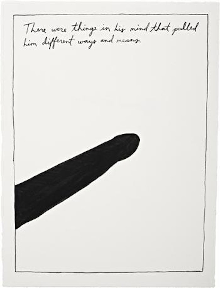 Untitled (There were things in his mind…) by Raymond Pettibon