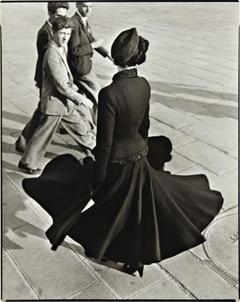Renée, The New Look of Dior, Place de la Concorde, Paris, August, 1947 by Richard Avedon
