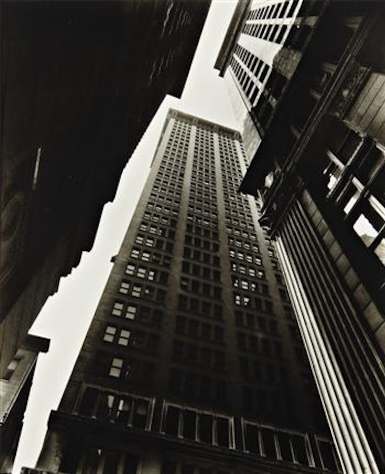Canyon, Broadway and Exchange Place, July 16, 1936 by Berenice Abbott