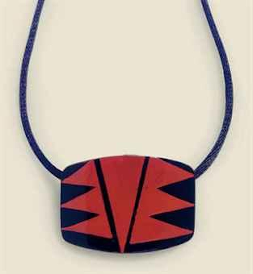 A Lacquered Wood Pendant by Jean Dunand