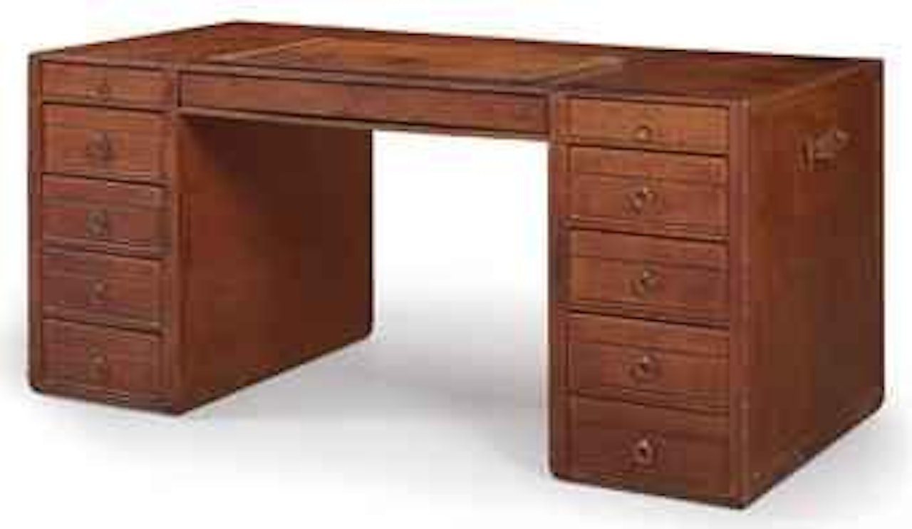 An Hermès Leather Desk by Jean-Michel Frank