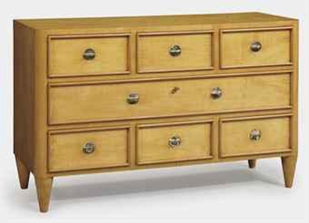 A Sycamore Chest of Drawers by Jean Royere