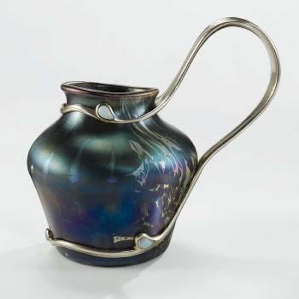 An Important And Rare Mounted Vase by Tiffany Studios