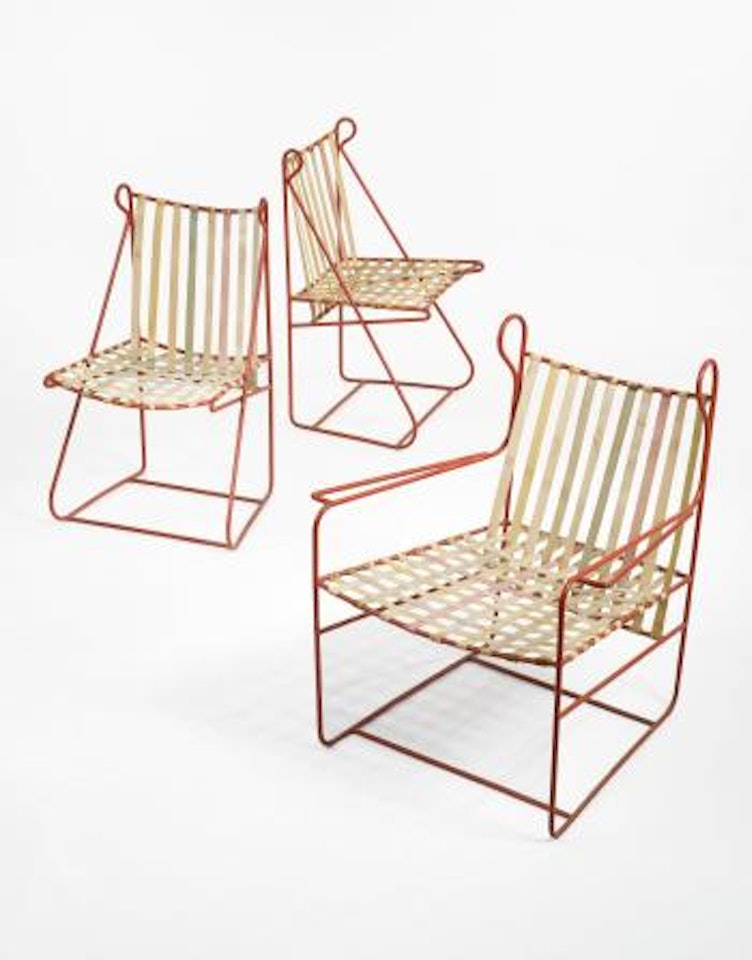 Armchair And Pair Of Side Chairs From The Apartment Of Jean Royère, Rue De Faubourg Saint-honoré, Paris by Jean Royere