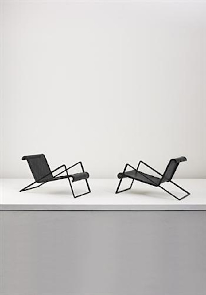 Pair of chaises longues by Jean Royere