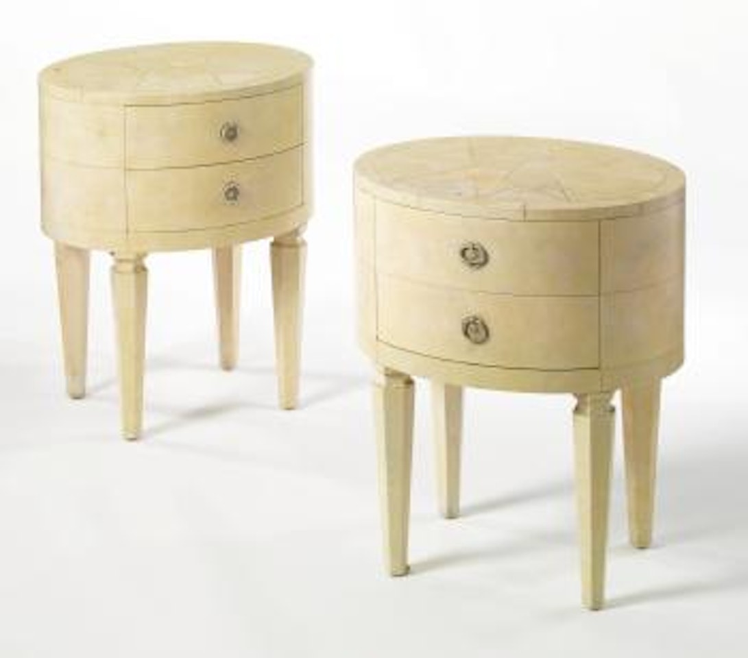 A Fine And Rare Pair Of Side Tables by Samuel Marx
