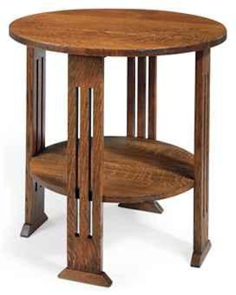 An Oak Table by Gustav Stickley