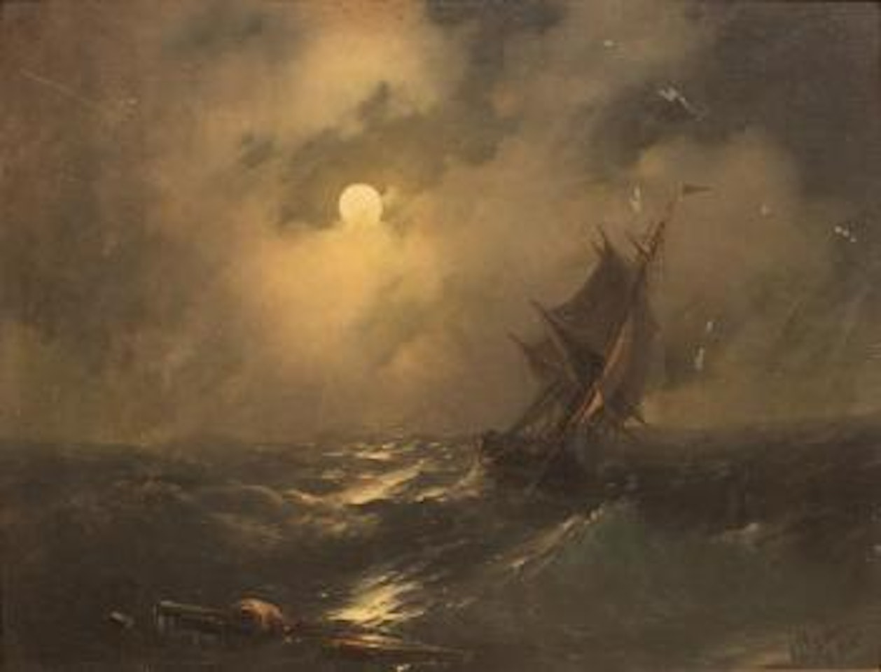 Marine by Ivan Konstantinovich Aivazovsky