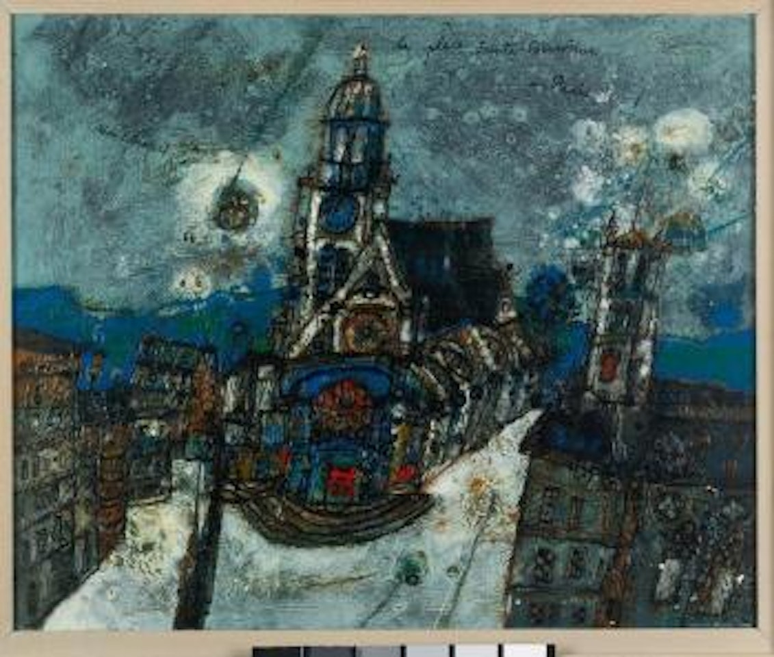 La place Sainte Geneviève à Paris by Théo Tobiasse
