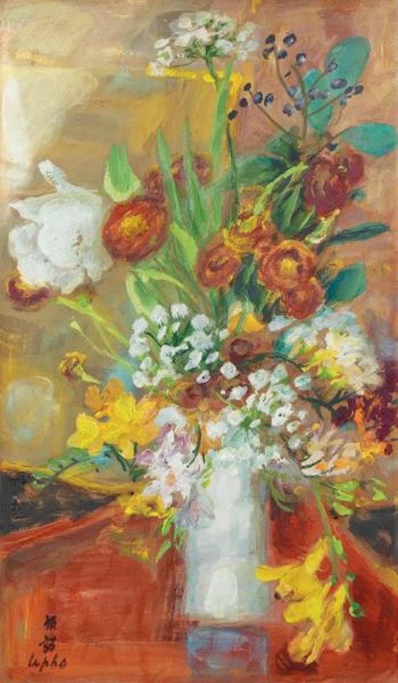 Fraisias Et Renoncules (Freesia And Ranunculus) by Le Pho