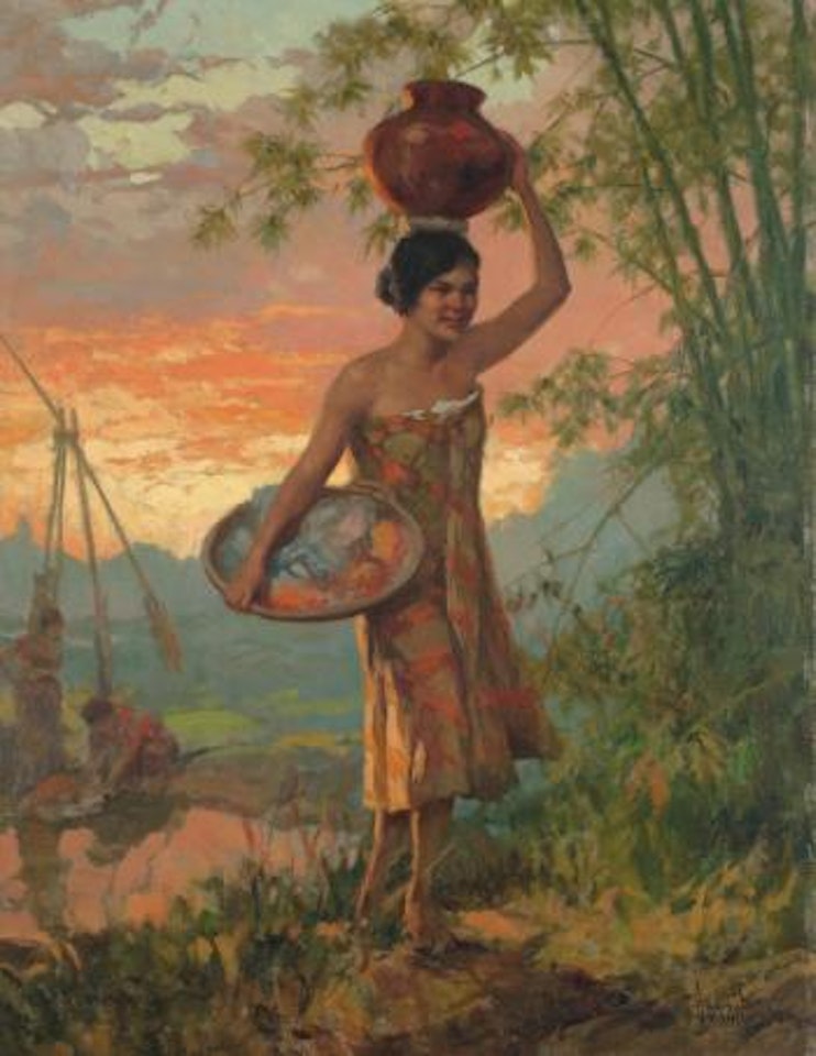Lavanderas by Fernando Amorsolo