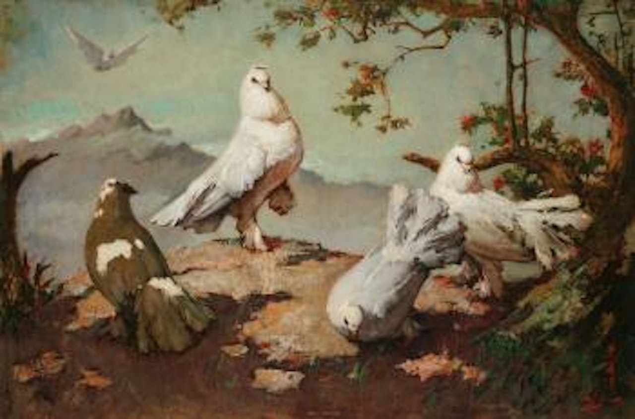 Doves by Lee Man Fong