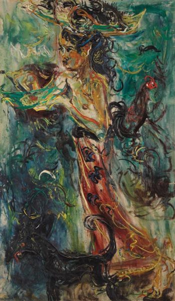 Offering Sadjen by Affandi