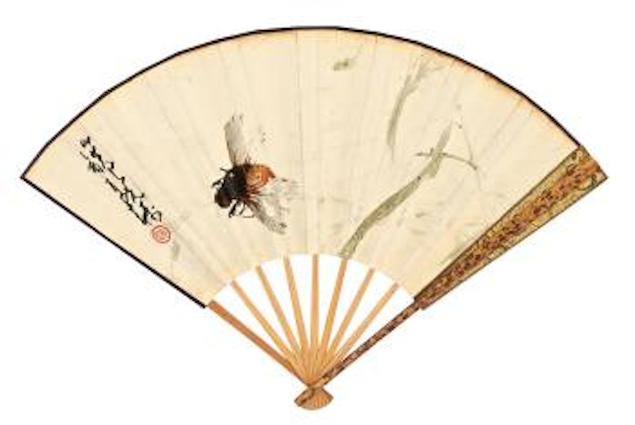 Cicada; Flowers by Yang Shanshen by Zhao Shao'ang