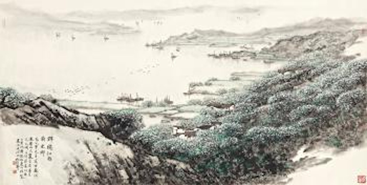 Jiangnan River Town by Song Wenzhi