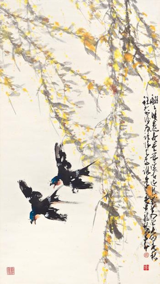 Swallows In Spring by Zhao Shao'ang