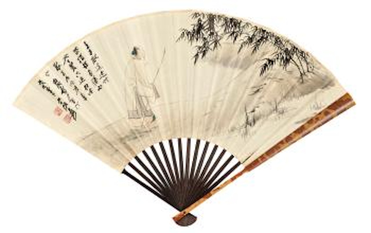 Appreciating Bamboo by Zhang Daqian
