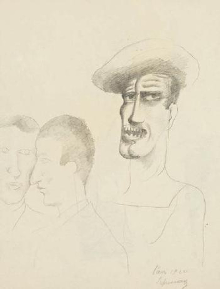 Portraits d'hommes by Roger de la Fresnaye