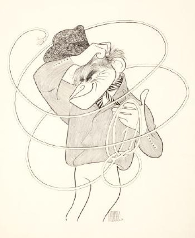James Whitmore by Al Hirschfeld