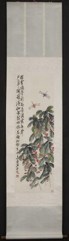 Plants and dragonflies by Qi Baishi